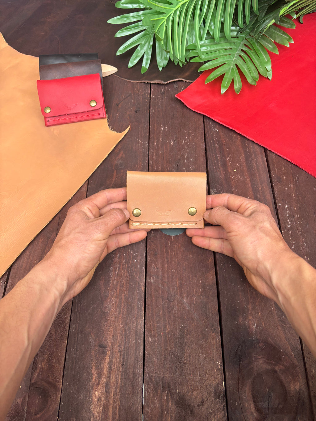 Anis - Compact Leather Wallet