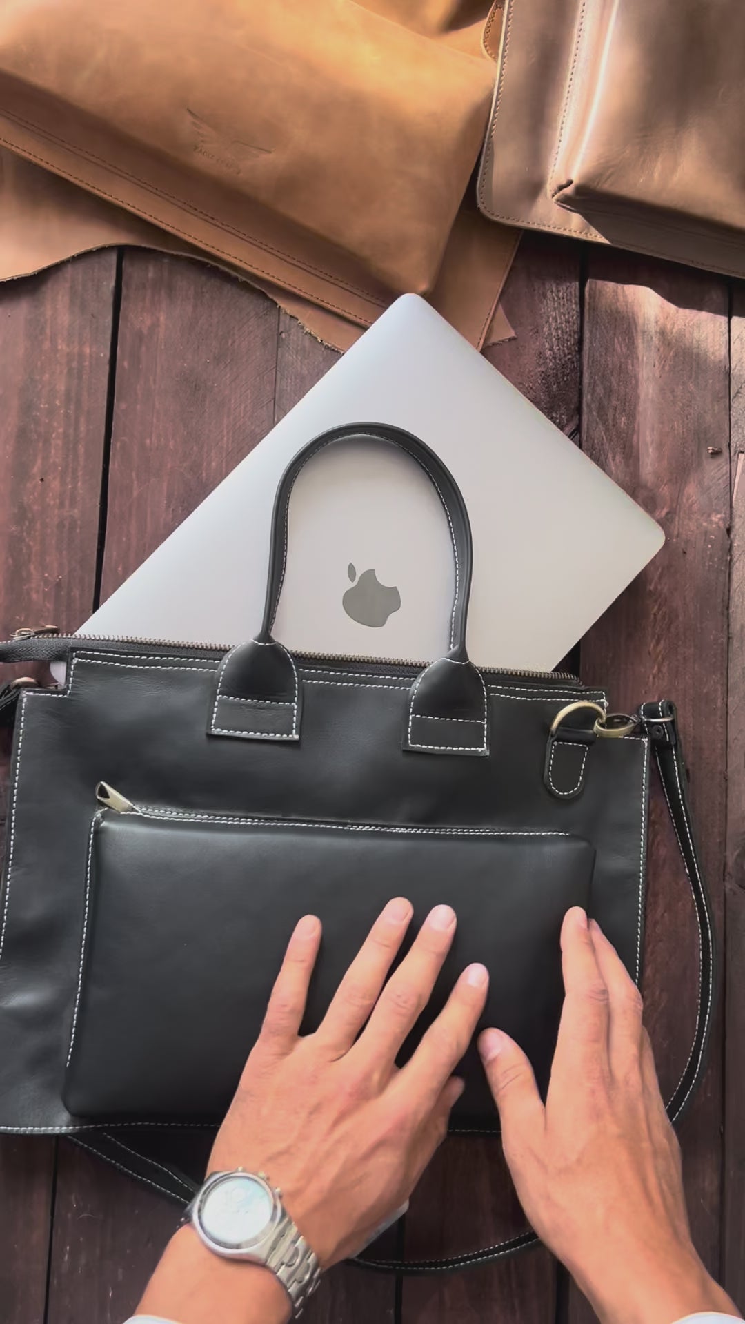 Nadir - Leather Laptop Bag